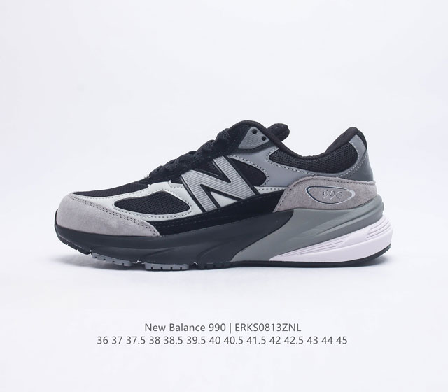 New Balance 新百伦 NB990 真标带半码 新百伦M990系列 NB经典复古休闲运动慢跑鞋 货号 M990BG6尺码 36 37 37.5 38 3