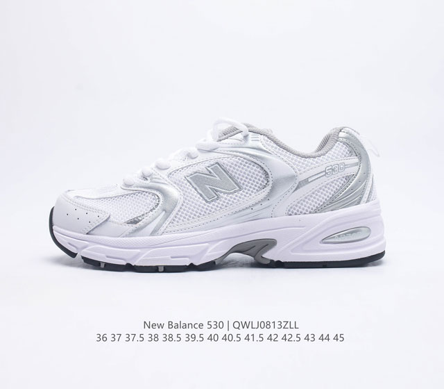 真标 新百伦 NB530运动鞋 New Balance 530 复古跑鞋厚底增高老爹运动鞋NB530这鞋双确实是NB家经复典古款式之一 以全科新技诠释 成打功