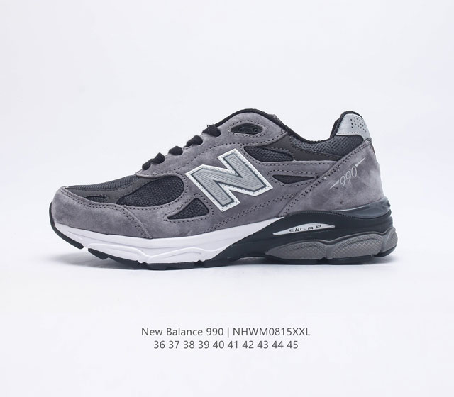 新百伦 New Balance NB990 V3系列 高端美产990系列简约经典舒适百搭时尚复古休闲鞋缓震透气跑步鞋该鞋款采用MCD Motion Contro - 点击图像关闭