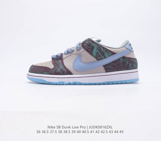 真标 耐克Nike SB Dunk Low Pro 扣篮系列复古低帮休闲运动滑板板鞋 采用脚感柔软舒适ZoomAir气垫 有效吸收滑板等极限运动在落地时带来的