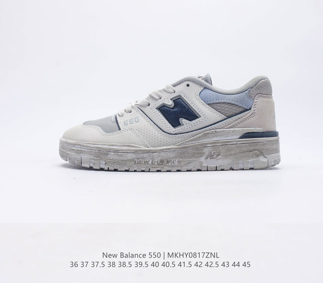 New Balance 550 新百伦 复古百搭篮球鞋时尚男女运动板鞋 首次亮相于 1989 年的 550 鞋款 延续 New Balance 标志性品牌元素