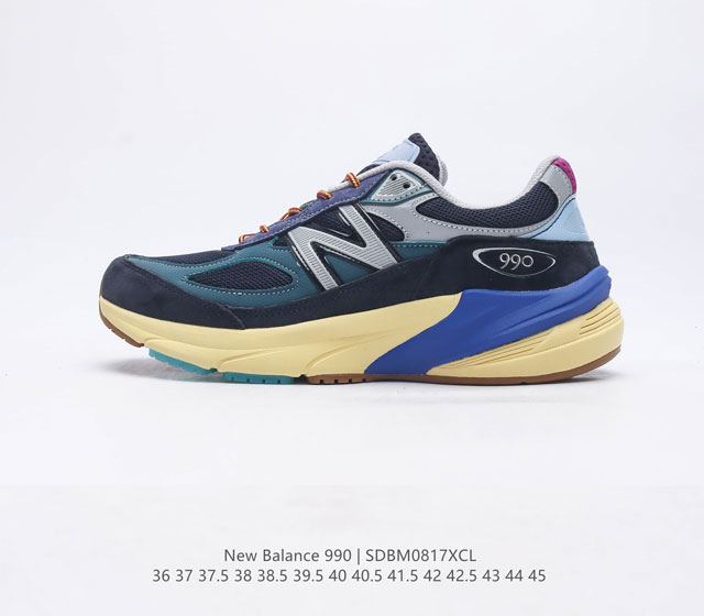 New Balance 新百伦 NB990 真标带半码 新百伦M990系列 NB经典复古休闲运动慢跑鞋 货号 M990AC6尺码 36 37 37.5 38 3