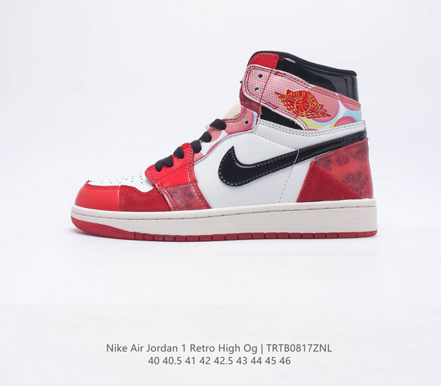 耐克 Nike Air Jordan 1 Retro High OG 乔丹一代篮球鞋复刻运动鞋 皮面高帮板鞋的设计灵感源自运动夹克 带你重温入选球队时刻 采用经