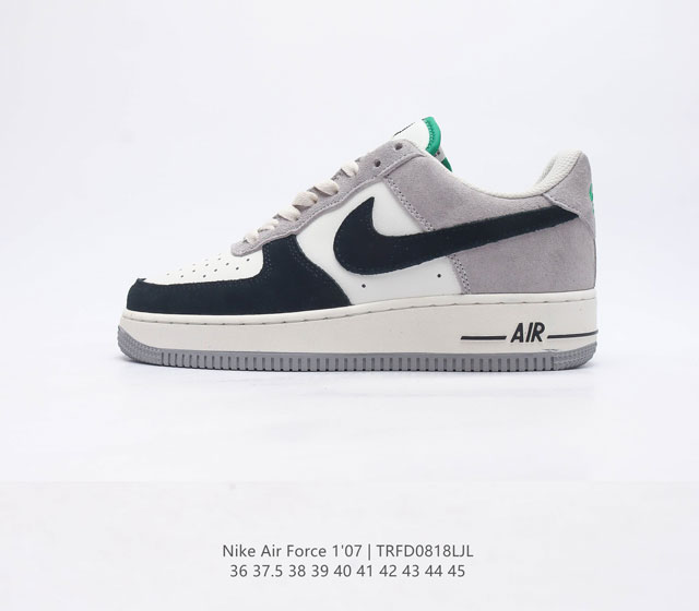 耐克Nike Air Force 1 Low 空军一号 AF1 低帮百搭休闲运动板鞋 柔软 弹性十足的缓震性能和出色的中底设计 横跨复古与现代的外型结合 造就出