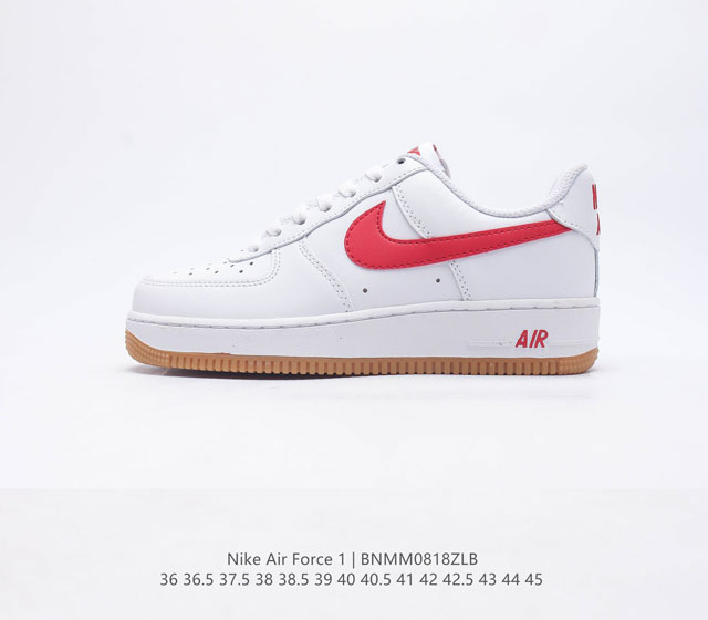 耐克Nike Air Force 1 Low 空军一号 AF1 低帮百搭休闲运动板鞋 柔软 弹性十足的缓震性能和出色的中底设计 横跨复古与现代的外型结合 造就出