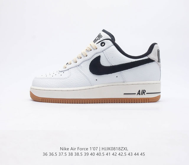 耐克Nike Air Force 1 Low 空军一号 AF1 低帮百搭休闲运动板鞋 柔软 弹性十足的缓震性能和出色的中底设计 横跨复古与现代的外型结合 造就出