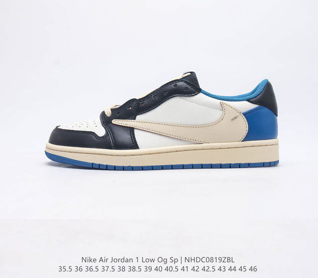 头层皮 耐克运动鞋 NIKE Air Jordan 1 Low OG Sp 倒勾 低帮篮球鞋 AJ1 乔丹1代 aj1 乔1 反向脚趾复古运动鞋 亮点之处在于