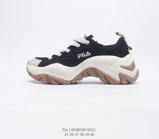 斐乐 女鞋 FILA FUSION 意大利百年经典运动品牌 网红单品 小红书推荐爆款 FILA斐乐火星鞋新款厚底增高老爹鞋 复古百搭运动鞋斐乐潮牌文化篮球鞋 街