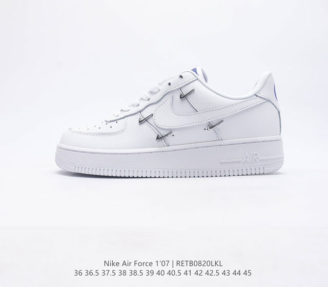 耐克Nike Air Force 1 Low 空军一号 AF1 低帮百搭休闲运动板鞋 柔软 弹性十足的缓震性能和出色的中底设计 横跨复古与现代的外型结合 造就出