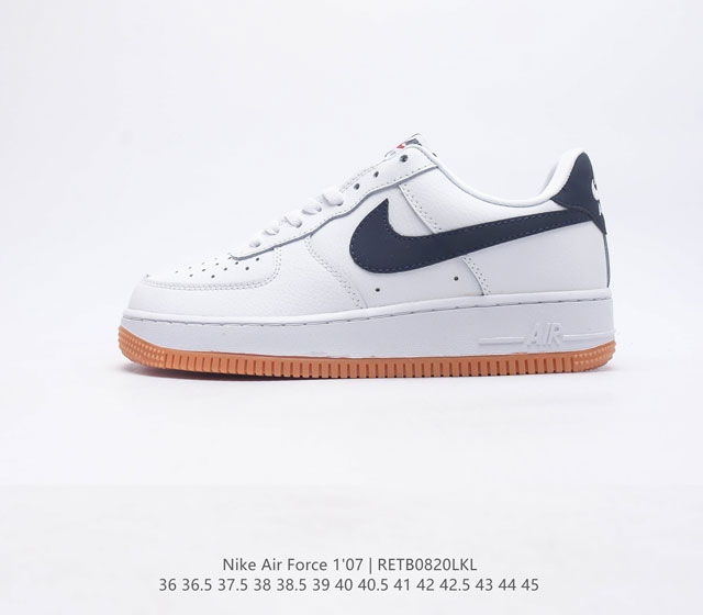 耐克Nike Air Force 1 Low 空军一号 AF1 低帮百搭休闲运动板鞋 柔软 弹性十足的缓震性能和出色的中底设计 横跨复古与现代的外型结合 造就出