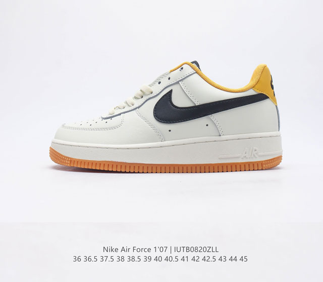 耐克Nike Air Force 1 Low 空军一号 AF1 低帮百搭休闲运动板鞋 柔软 弹性十足的缓震性能和出色的中底设计 横跨复古与现代的外型结合 造就出