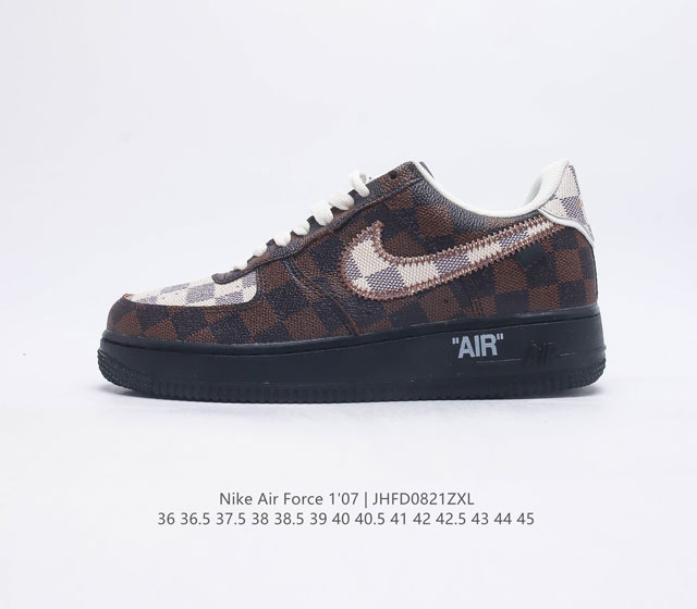 耐克Nike Air Force 1 Low 空军一号 AF1 低帮百搭休闲运动板鞋 柔软 弹性十足的缓震性能和出色的中底设计 横跨复古与现代的外型结合 造就出