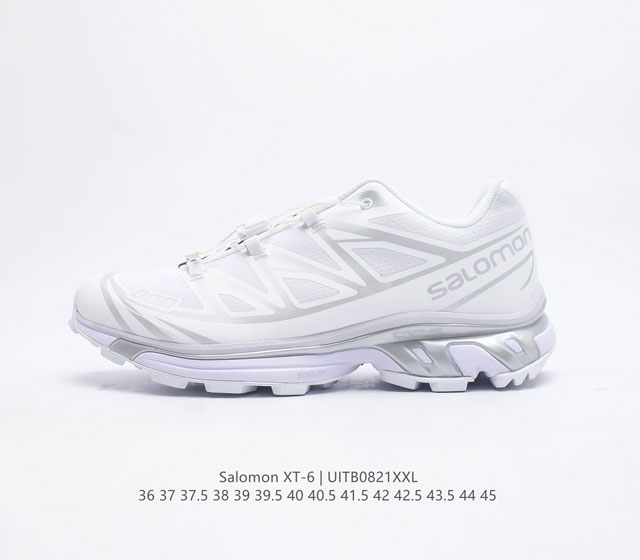 公司级 Salomon XA PRO XT-6 EXPANSE 萨洛蒙户外越野跑鞋 鞋面采用SENSIFIT贴合技术 全方位贴合包裹脚型 鞋跟部鞋底牵引设计