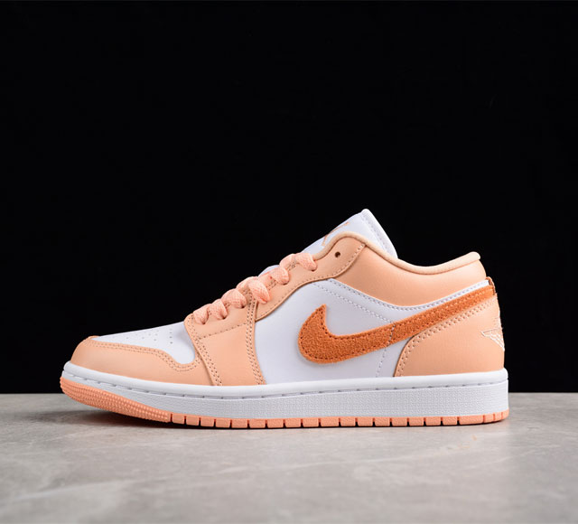 CJ版纯原 Air Jordan 1 Low AJ1 乔1白橙色 低帮文化休闲运动板鞋 DC0774-801尺码 35.5 36 36.5 37.5 38 38