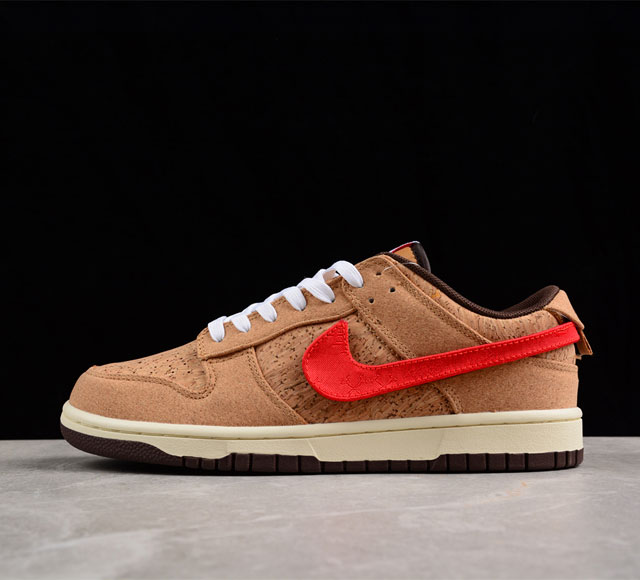 性价版 CLOT x Nk Dunk Low SP CN GCEL Cork 20周年 联名款 SB低帮休闲板鞋 FN0317-121注意 此款替换勾配件丢失减