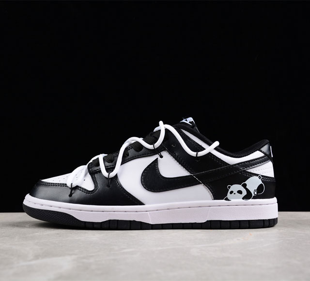 Nk Dunk SB Low Retro 黑白熊猫 SB定制版解构绑带休闲板鞋 DD1391-100尺码 36 36.5 37.5 38 38.5 39 40