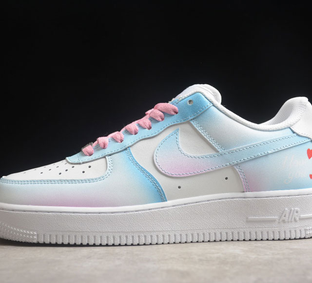 情人节礼盒装 Nk Air Force 1'07 Low 情人节限定多彩 空军一号低帮休闲板鞋 CW2288-111打造纯正空军版型#专注外贸渠道 全掌内置蜂窝