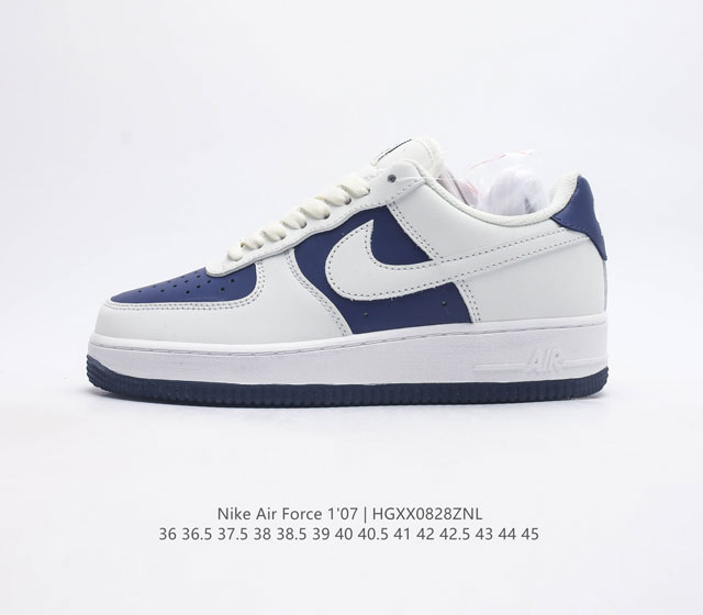 耐克nike Air Force 1 Low 空军一号 Af1 低帮百搭休闲运动板鞋 柔软 弹性十足的缓震性能和出色的中底设计 横跨复古与现代的外型结合 造就出