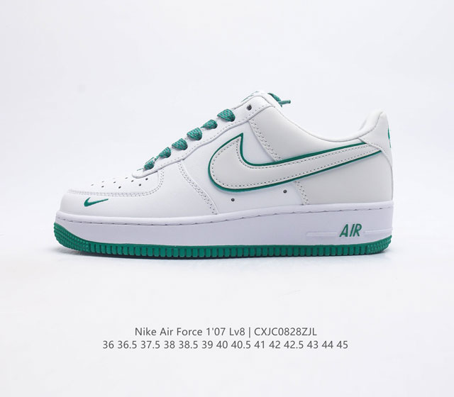 耐克nike Air Force 1 Low 空军一号 Af1 低帮百搭休闲运动板鞋 柔软 弹性十足的缓震性能和出色的中底设计 横跨复古与现代的外型结合 造就出