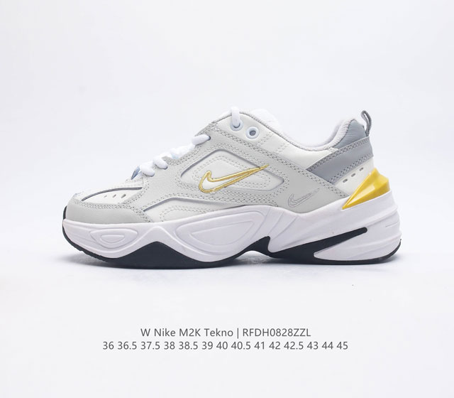 耐克 Nike M2K Tekno 男女子运动鞋厚底老爹鞋经典复古休闲慢跑鞋 从 Monarch 系列汲取灵感 以太空时代细节演绎未来风范 分层鞋面借鉴自元年款