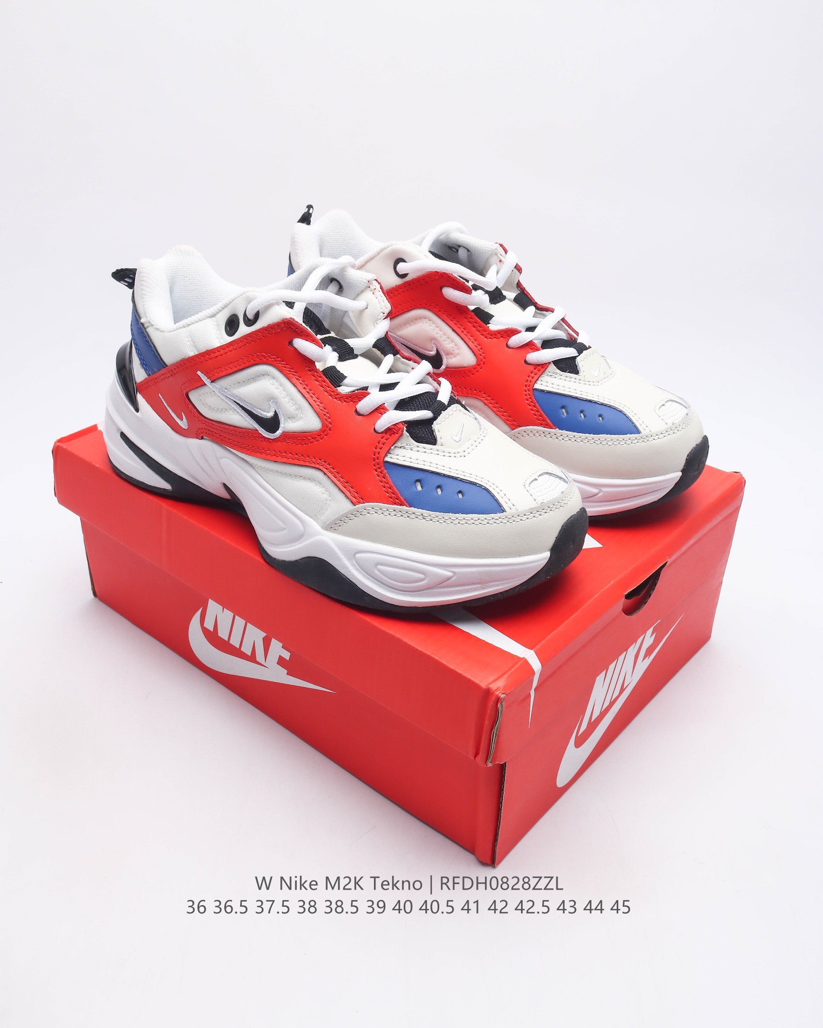 耐克 Nike M2K Tekno 男女子运动鞋厚底老爹鞋经典复古休闲慢跑鞋 从 Monarch 系列汲取灵感 以太空时代细节演绎未来风范 分层鞋面借鉴自元年款