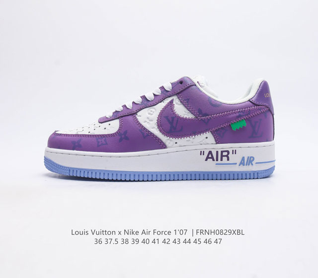 联名空军一号 耐克 Nike 耐克空军低帮板鞋 Lv 路易威登 串标 耐克nike Air Force 1 Low X Lv联名 空军一号低帮百搭休闲运动板鞋