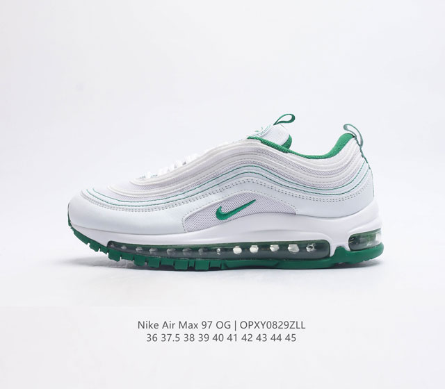 耐克nike休闲鞋 经典 气垫 Air Max 97 子弹气垫低帮运动鞋 Air Max '97 运动跑鞋以流线型鞋身和卓越科技为热爱运动的你造就全方位防护 强