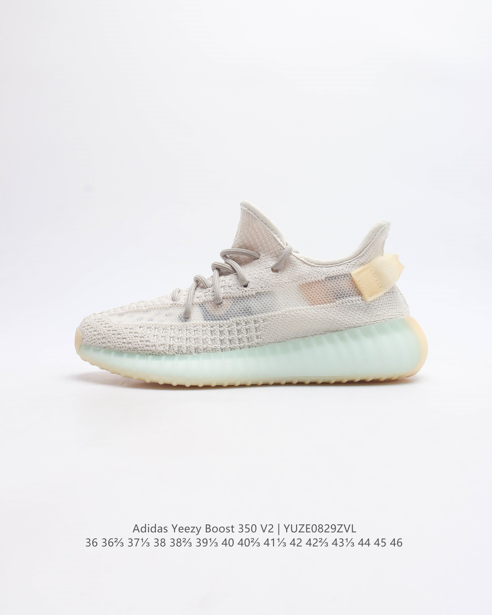 真爆 Adidas 阿迪达斯 Yeezy Boost 350 V2 椰子 休闲透气缓震舒适 百搭轻便中底慢跑鞋 椰子鞋经典运动鞋中性跑鞋 是adidas Yee