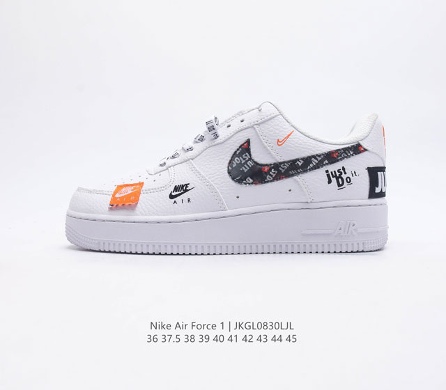 耐克nike Air Force 1 Low 空军一号 Af1 低帮百搭休闲运动板鞋 柔软 弹性十足的缓震性能和出色的中底设计 横跨复古与现代的外型结合 造就出