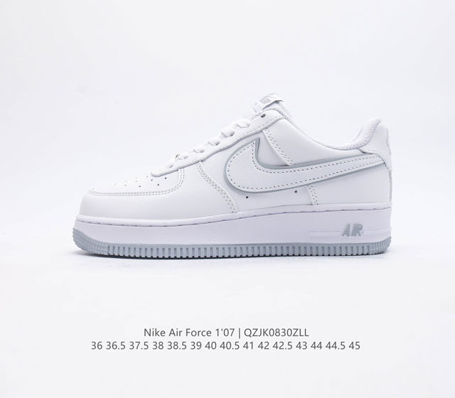 耐克 Nike Air Force 1 07 空军一号 Af1低帮百搭休闲运动板鞋 柔软 弹性十足的缓震性能和出色的中底设计 横跨复古与现代的外型结合 造就出风