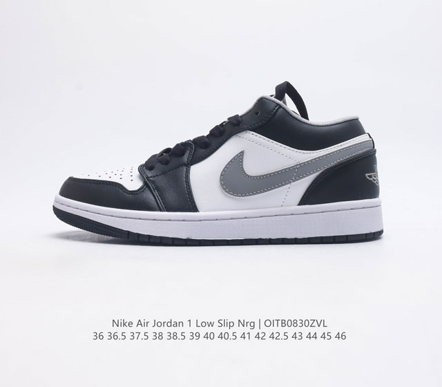 耐克 乔丹一代 Air Jordan 1 Low Aj1 乔1 低帮复古文化休闲运动篮球鞋 1985 年面世的元年款汲取设计灵感 采用简洁大方的经典外观 熟悉中