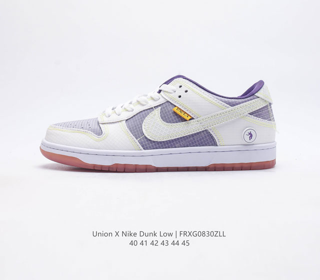 真标耐克 Union La X Nike Sb Dunk Low 重磅联名男士滑板鞋时尚复古运动鞋 全新的union X Nike Dunk Low鞋身整体以特