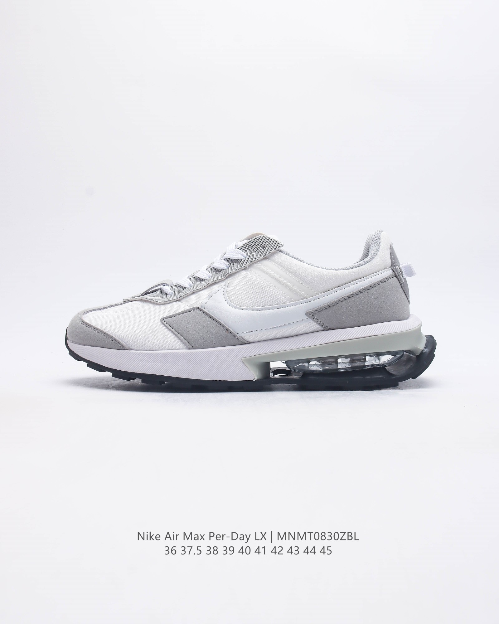 耐克nike Air Max Per- Day混合科技 透气后掌半气垫慢跑鞋 兼具非凡优质外观和出色穿着体验 性能出众的一双透气鞋面后置半掌气垫运动鞋 货号 D