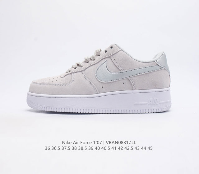 耐克 Nike Air Force 1 07 空军一号 Af1低帮百搭休闲运动板鞋 柔软 弹性十足的缓震性能和出色的中底设计 横跨复古与现代的外型结合 造就出风