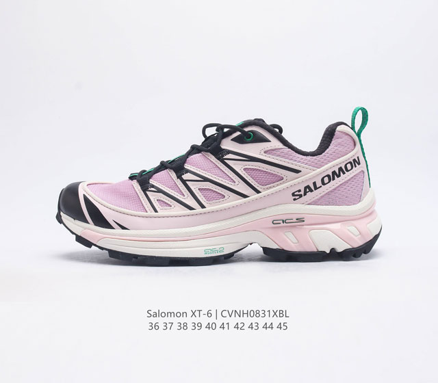 公司级salomon Xa Pro Xt-6 Expanse 萨洛蒙户外越野跑鞋 鞋面采用sensifit贴合技术 全方位贴合包裹脚型 鞋跟部鞋底牵引设计 提供