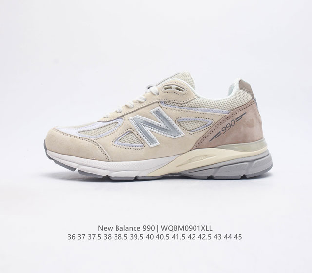 New Balance 新百伦 Nb990 真标带半码 新百伦m990系列 Nb经典复古休闲运动慢跑鞋 货号 U990Te4 尺码 36 37 37.5 38