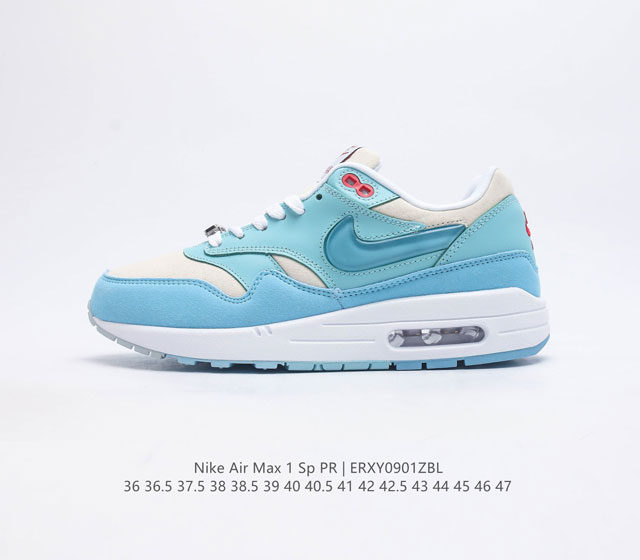 公司级 耐克 Nike Air Max 1 男女子运动鞋 从法国建筑中汲取设计灵感 兼具运动风范和时尚格调 是此系列起初搭载 Air 的鞋款 疾速外观 经典缓震