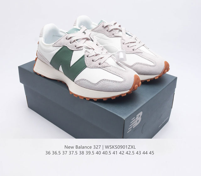 Nb 新百伦 New Balance Ms327系列复古休闲运动慢跑鞋时尚男女运动鞋 以更纯粹的复古风格设计打造的全新造型 侧身还以解构设计 将 N 字标志以做