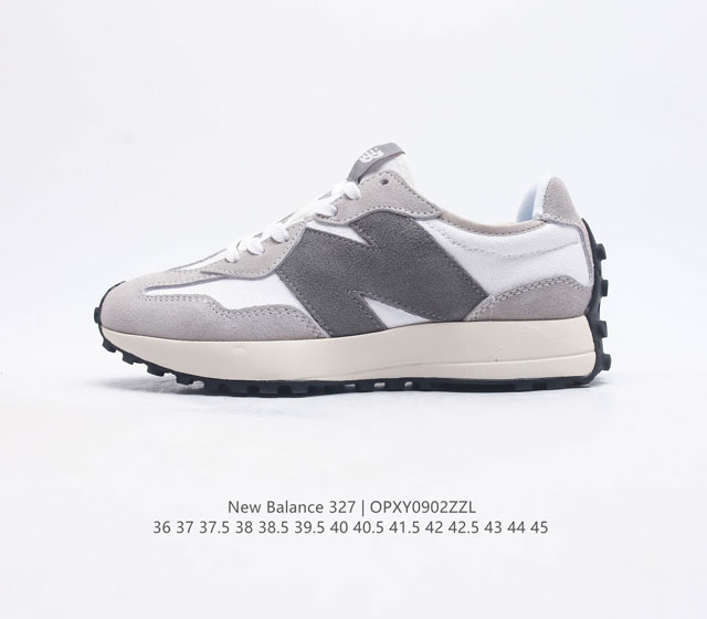 Nb 新百伦 New Balance Ms327系列复古休闲运动慢跑鞋时尚男女运动鞋 以更纯粹的复古风格设计打造的全新造型 侧身还以解构设计 将 N 字标志以做