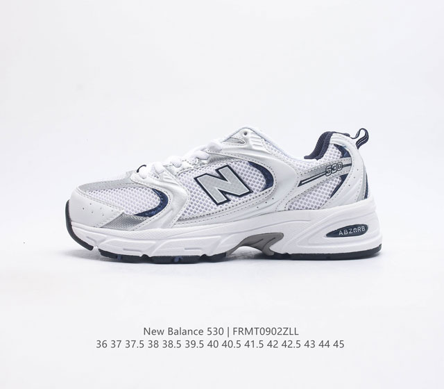 真标 新百伦 Nb530运动鞋 New Balance 530 复古跑鞋厚底增高老爹运动鞋 Nb530这鞋双确实是nb家经复典古款式之一 以全科新技诠释 成打功