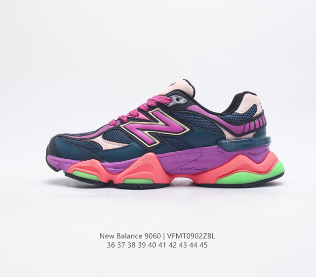 Nb 新百伦 New Balance Nb9060官方正品春季千禧小象蹄男女款9060舒适百搭老爹鞋 全新 9060 款式将经典风格与现代设计融合到日常多功能性