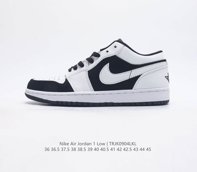 耐克 乔丹1代 Air Jordan 1 Low Aj1 乔1 低帮复古文化休闲运动篮球鞋 1985 年面世的元年款汲取设计灵感 采用简洁大方的经典外观 熟悉中