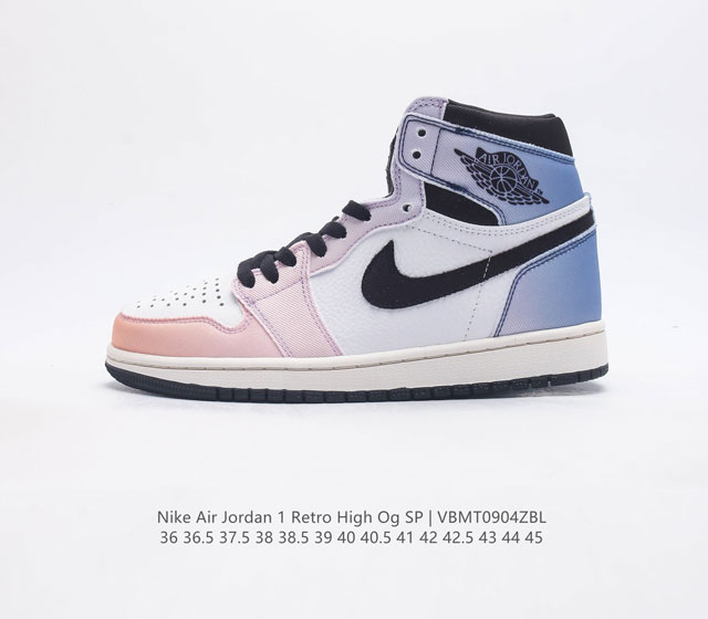 耐克 Nike Air Jordan 1 Retro High Og 乔丹一代篮球鞋复刻运动鞋 皮面高帮板鞋的设计灵感源自运动夹克 带你重温入选球队时刻 采用经