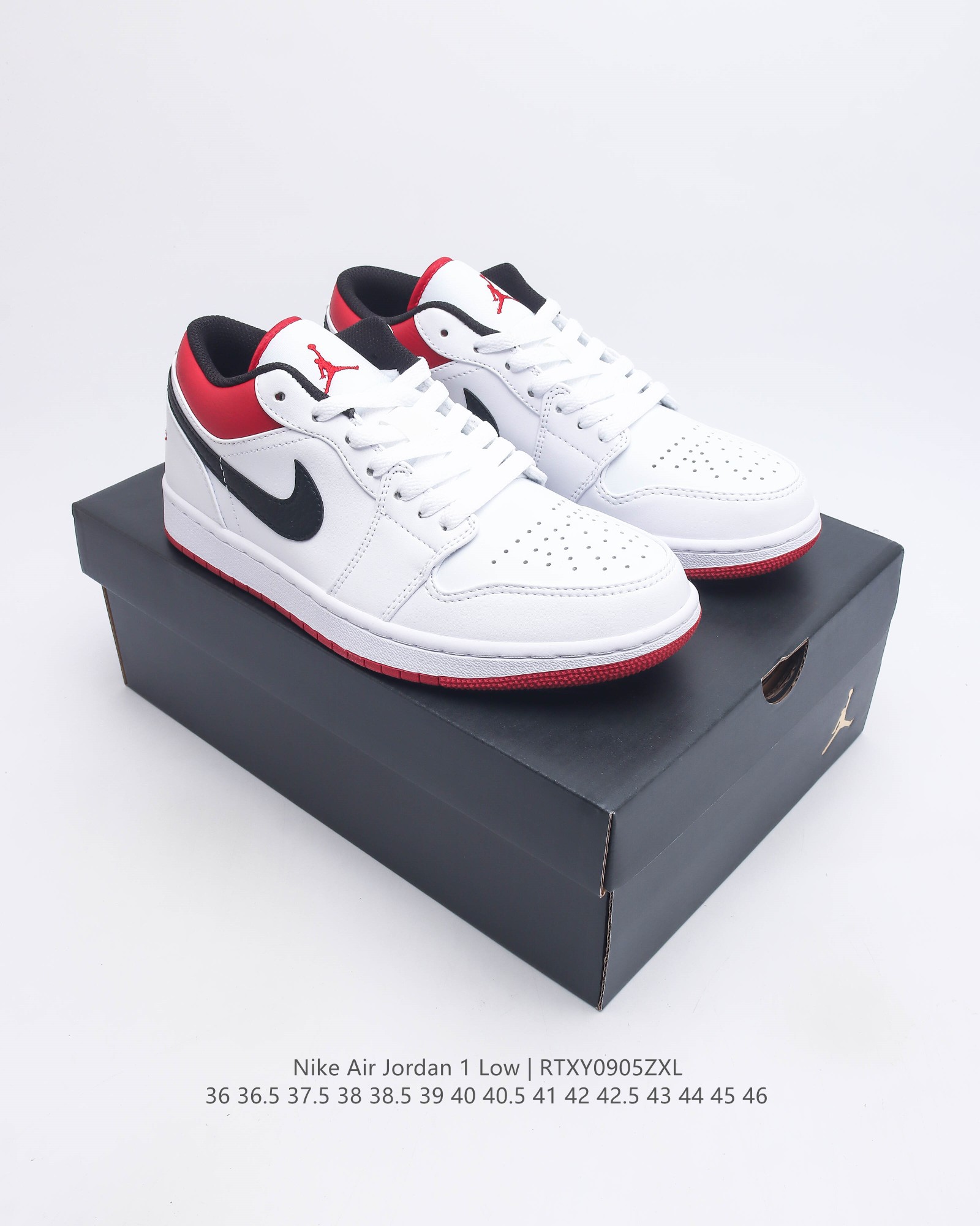 特价头层皮 耐克 乔丹1代 Air Jordan 1 Low Aj1 乔1 低帮复古文化休闲运动篮球鞋 1985 年面世的元年款汲取设计灵感 采用简洁大方的经典