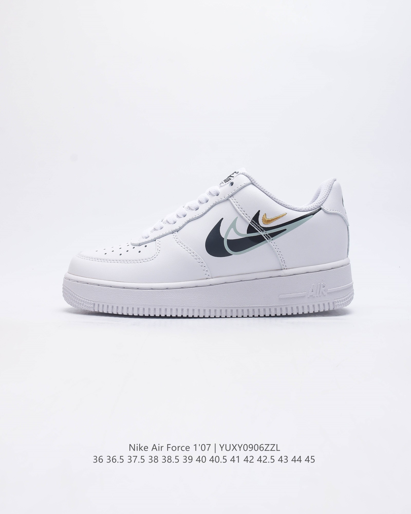 耐克 Nike Air Force 1 07 空军一号 Af 1 低帮百搭休闲运动板鞋 柔软 弹性十足的缓震性能和出色的中底设计 横跨复古与现代的外型结合 造就