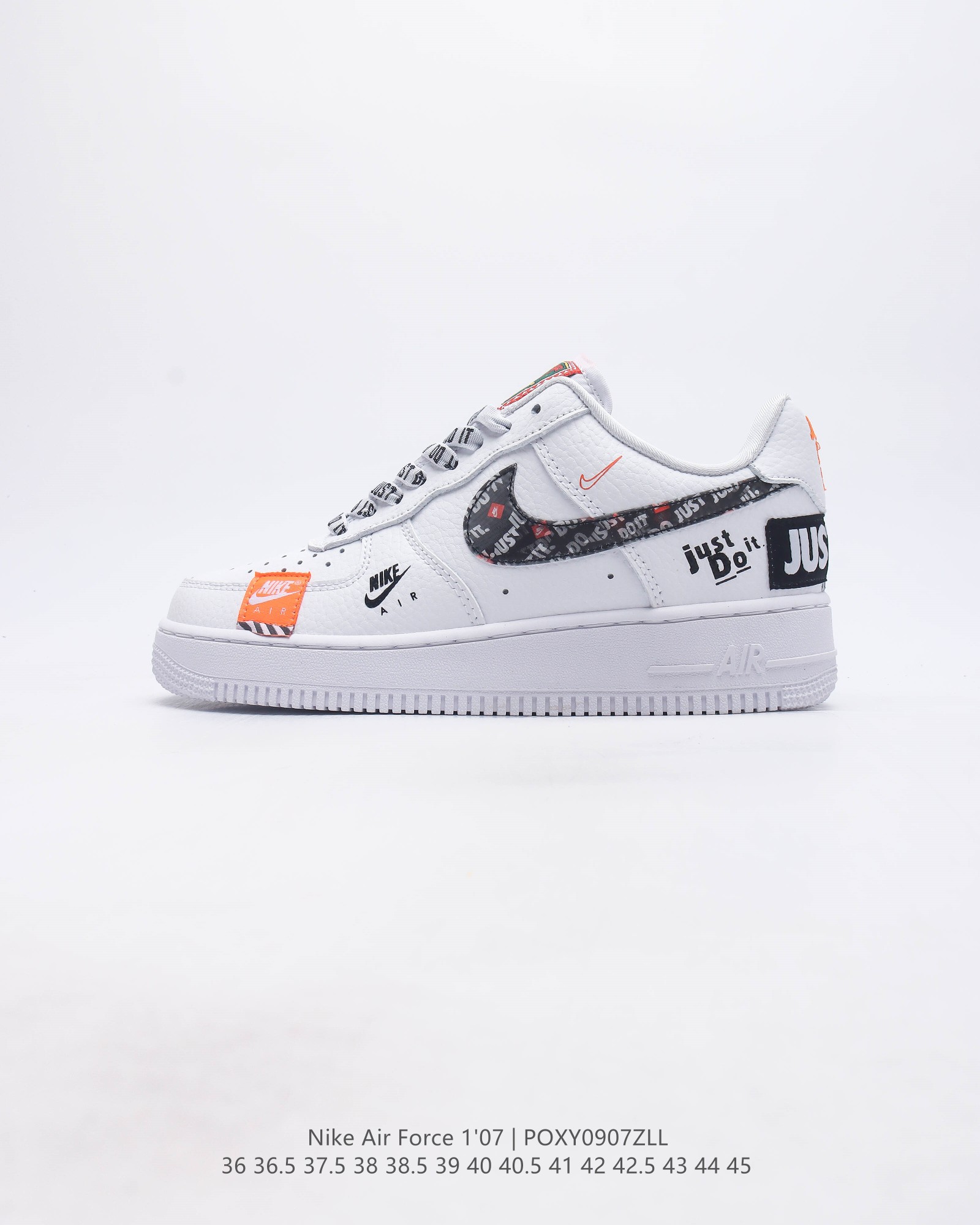 头层皮 耐克 Nike Air Force 1 '07 空军一号男女子运动鞋复古篮球鞋 巧妙结合复古美学和新潮魅力 旨在致敬 40 年来风靡世界的元年款篮球鞋