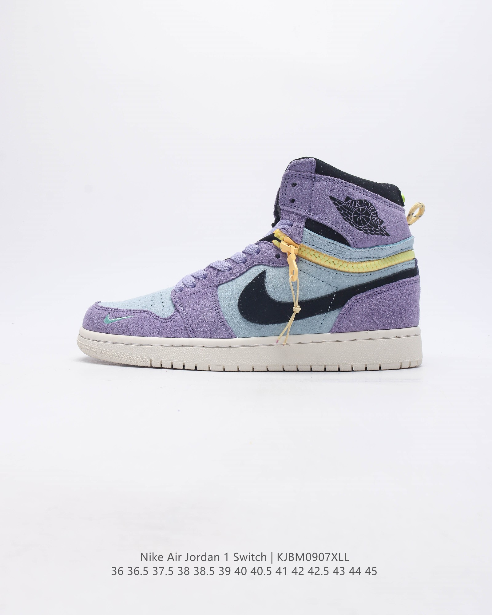 公司级耐克 Nike Air Jordan 1 High Switch 拉链设计暗藏玄机款 高帮 篮球鞋 Air Jordan 1 又出新作好看好穿又好玩可以随