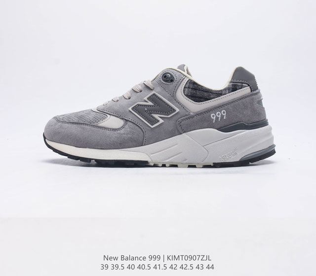 New Balance Ml999新百伦系列男鞋 经典复古休闲运动慢跑鞋厚底增高鞋 升级原装5层独立私模#高密度炭胶大底#台产丝光麂皮制 慢跑鞋之王 荣耀回归