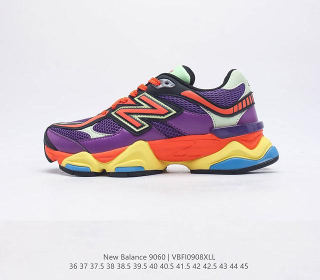 Nb 新百伦 New Balance Nb9060官方正品春季千禧小象蹄男女款9060舒适百搭老爹鞋 全新 9060 款式将经典风格与现代设计融合到日常多功能性