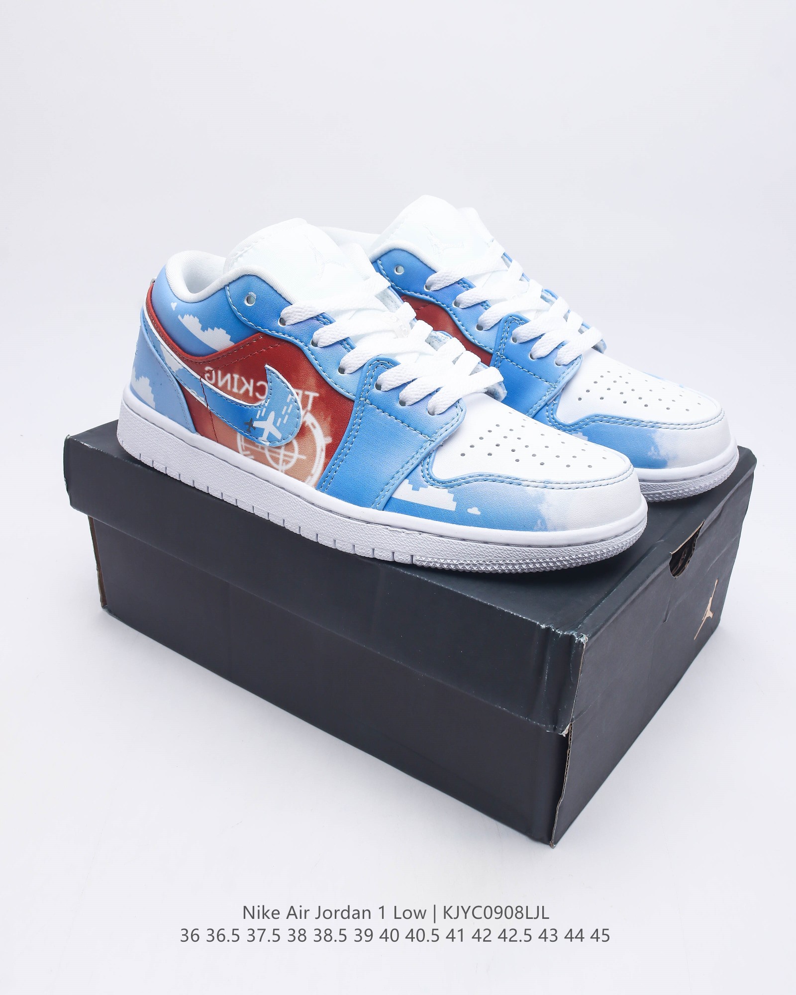 耐克 乔丹air Jordan 1 Low Aj1 乔1 低帮复古文化休闲运动篮球鞋 从1985 年面世的元年款汲取设计灵感 采用简洁大方的经典外观 熟悉中带一